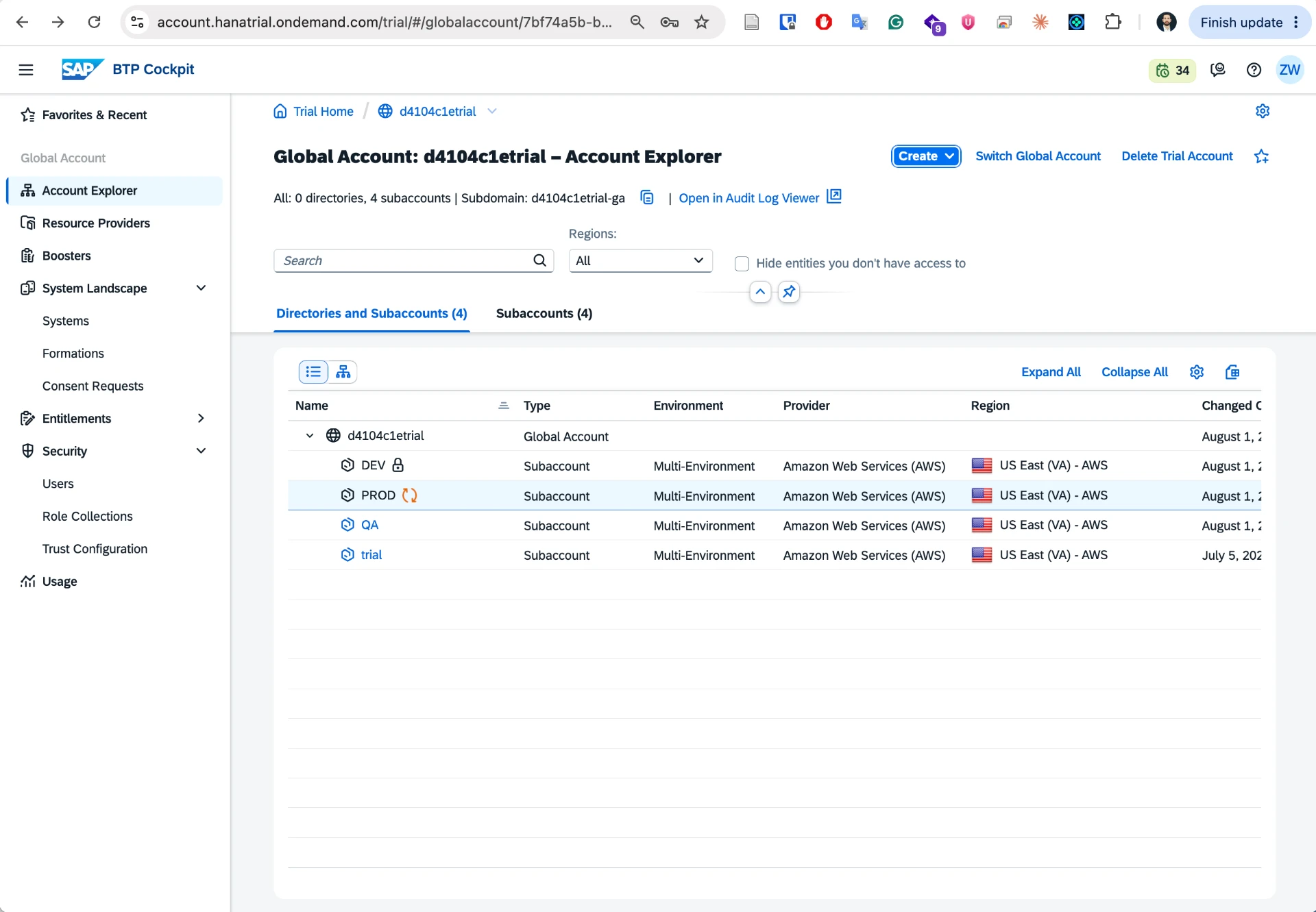 SAP BTP Cockpit: Konfiguration und Administration